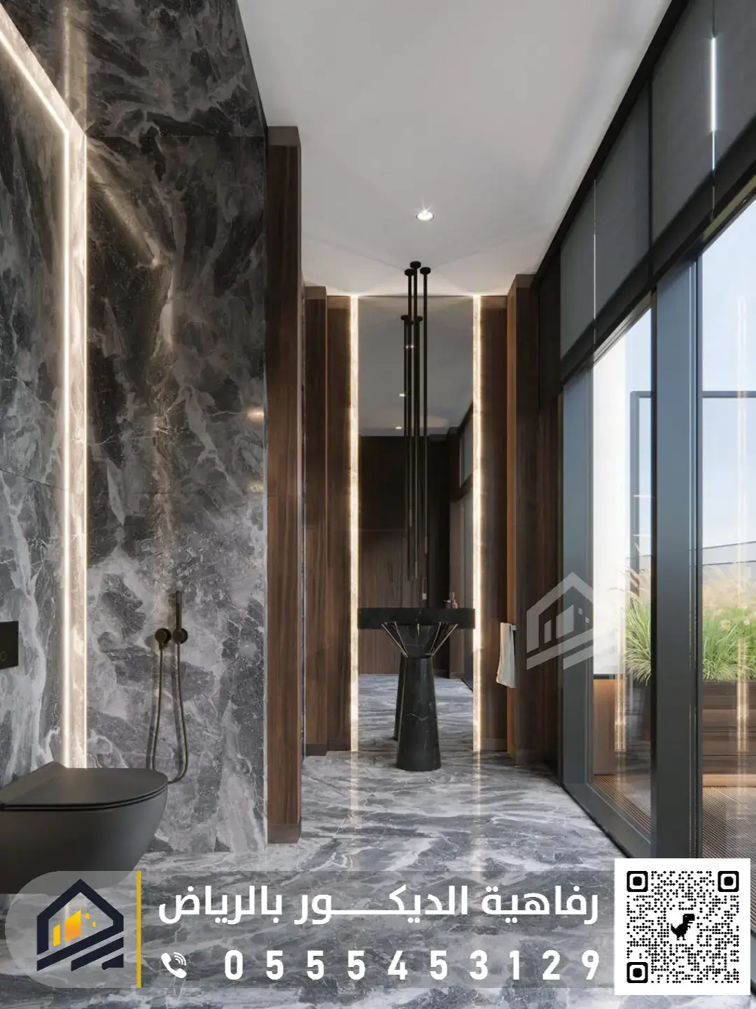 تركيب بديل الرخام في الرياض 0555453129 مقاول بديل الرخام في الرياض ألواح PVC بديل الرخام بالرياض حي اليرموك