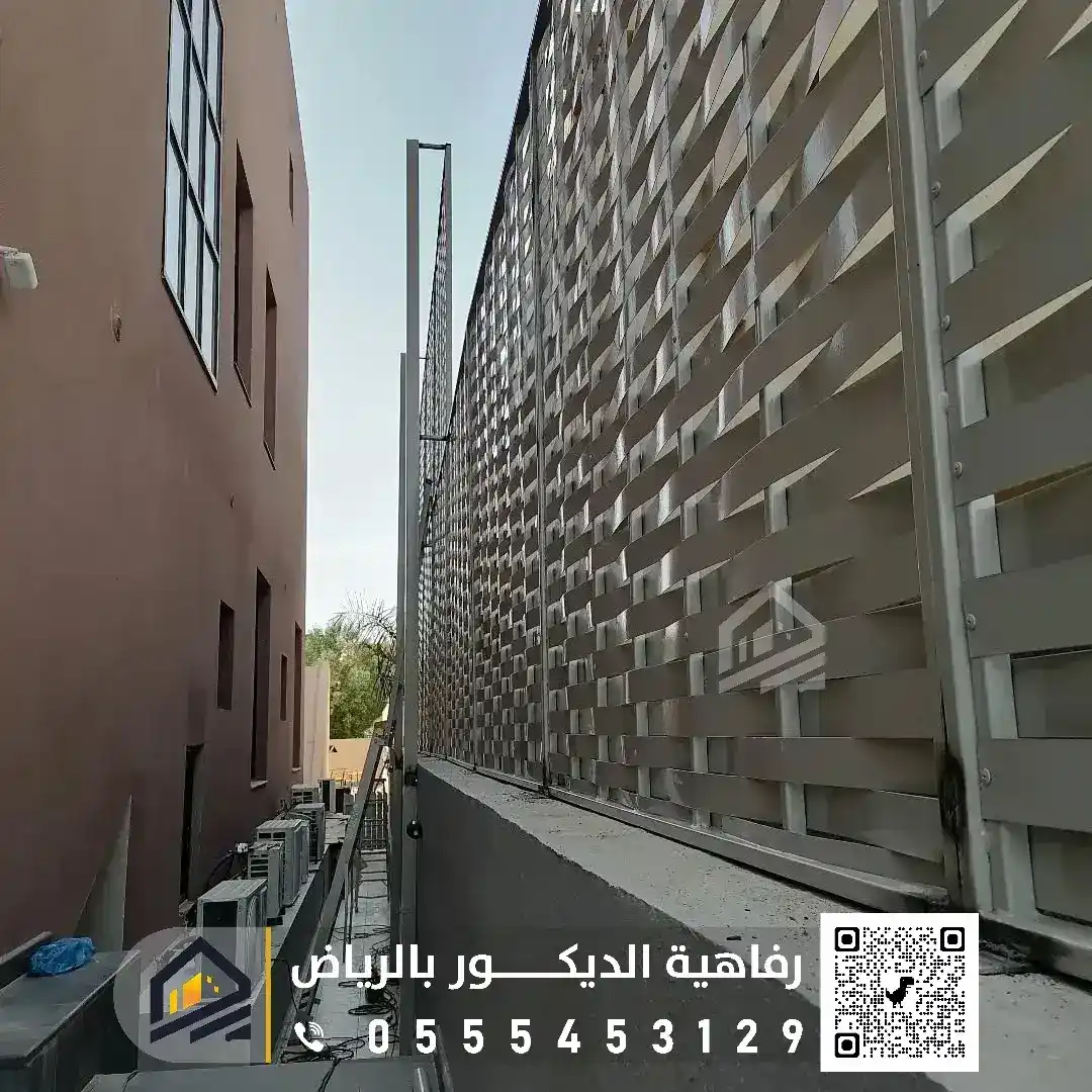 سواتر حديد مشغول بالرياض حي الملقا